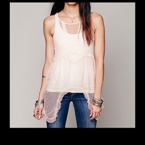 NWOT dotted ditsy dot Slip tunic